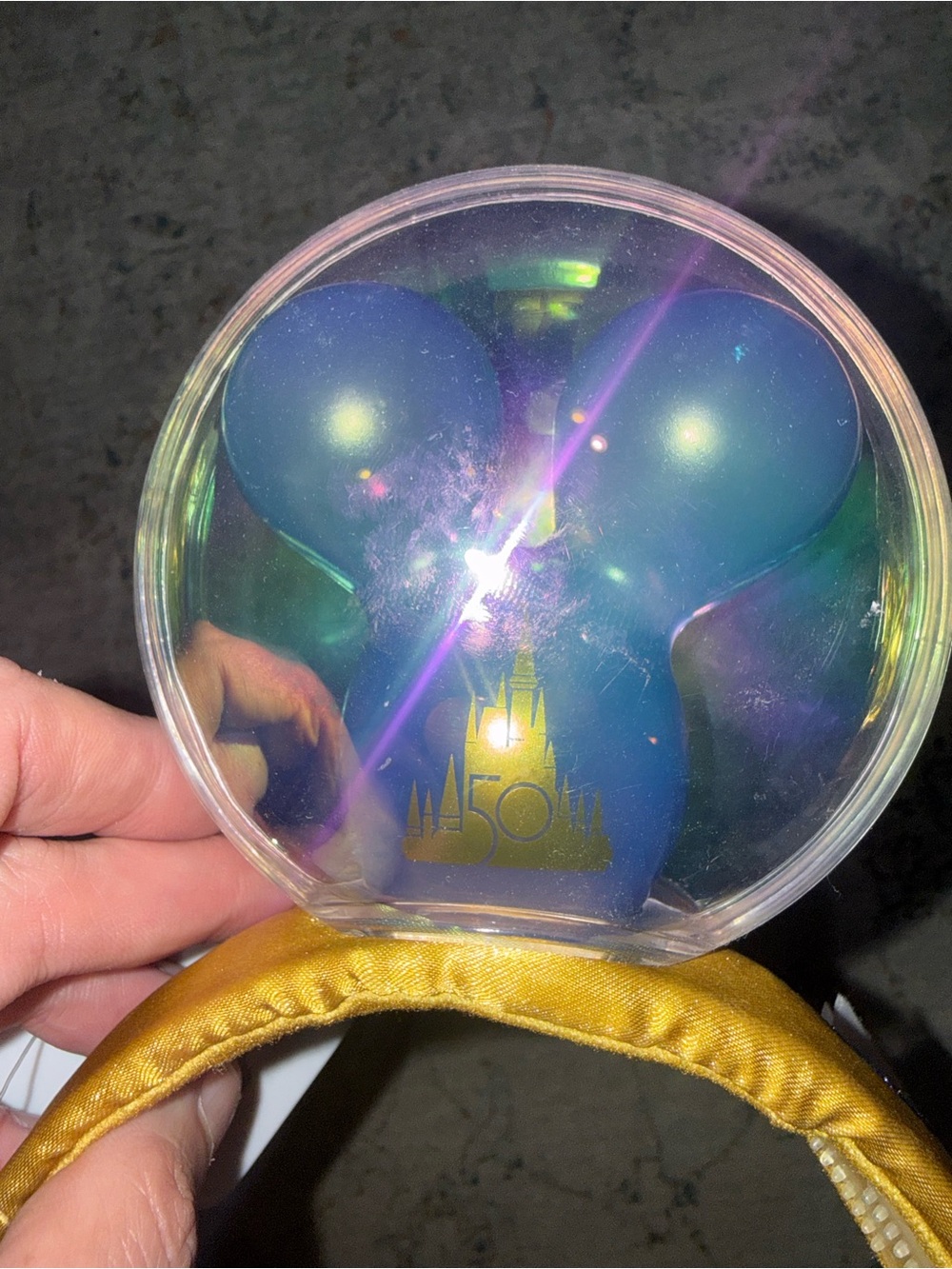 Disney Parks 50th Anniversary Light up Ear Headband NWT - Picture 4 of 5